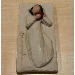 Retired 2002 Demdaco Willow Tree From the Heart Resin Wall Plaque, Susan Lordi